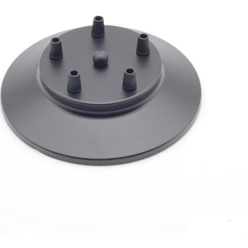 New Retro Dining Room Chandelier Ceiling Lamp Ceiling Black 3-14 Head Disc Flower Lighting Accessories ceiling plate