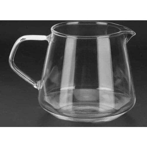 Transparent Cup High Borosilicate Glass Coffee Sharing Cup Anti‑Scalding for Drinking Tea Glass Mug Drinking Tools Home Supplies