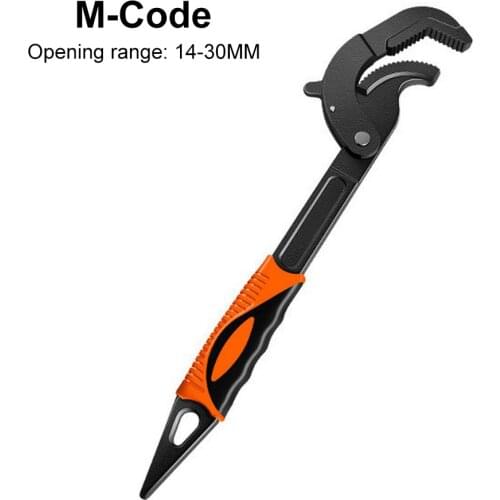 14-30/30-60mm Universal Key Wrench Adapter Water Pipe Wrench Open End Spanner Set Plumber Tool Key for Repair Car Spanner