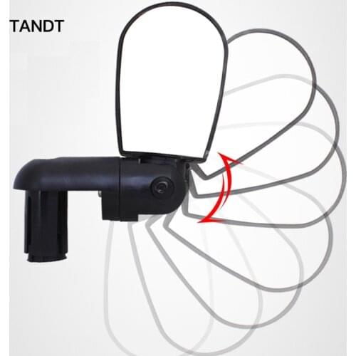 Bicycle Rearview Mirror Handlebar Rotating Safety Mtb Mirrors Adjustable Mountain Bike Road Convex Plane Flexible Glass