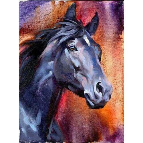 Animal Horse Printed 11CT Cross-Stitch DIY Embroidery Full Kit DMC Threads Handmade Painting Sewing Knitting Gift Design