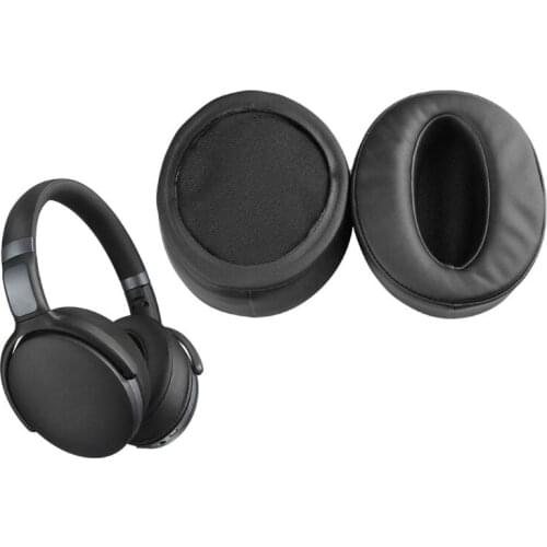 1Pair Protein Leather Earpads Ear Pad Cover Soft Foam Earphone Cushion Replacement for Sennheiser HD4.50BT HD4.50BTNC HD4.40BT