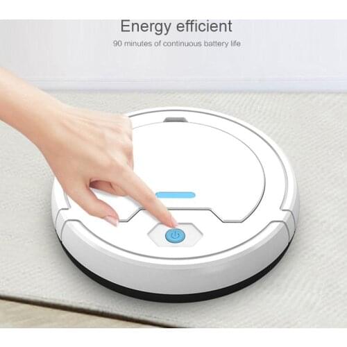 1800PA Rechargeable Smart Robot Vacuum Cleaner Auto Cleaning Microfiber Mop Floor Sweeper Sweeping Dust Remover Cleaning Tools