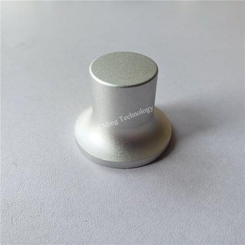 2pcs aluminum knob potentiometer knob cap Stepped with curved surface silver 30*23.5*6mm switch cap Encoder for amplifier knob