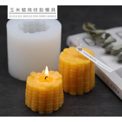 3D sweet corn candle mold simulation food silicone mold scented candle DIY material baking mold