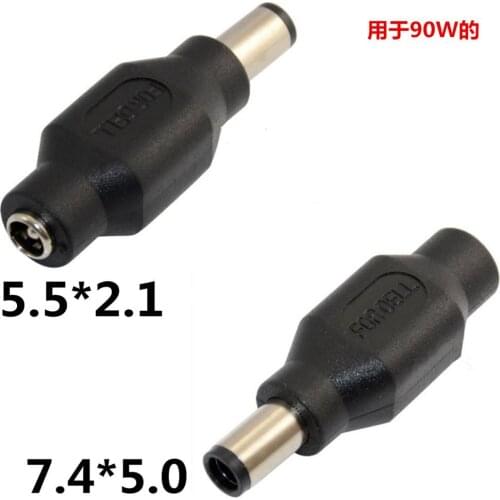DC head notebook power adapter 7.4*5.0 round mouth with needle D ELL special with chip