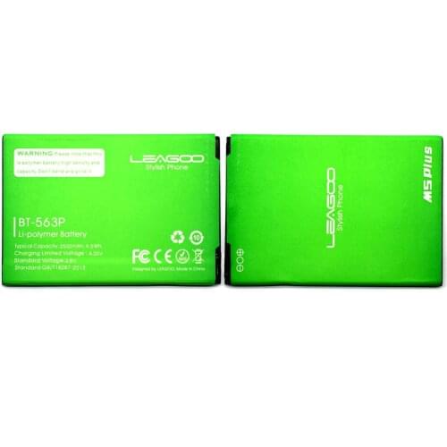 1pcs 100% High Quality BT-563P 2500mAh Battery For LEAGOO M5 PLUS phone