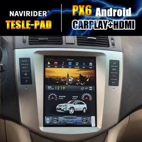 PX6 Six Core Car Bluetooth Screen Android 9.0 GPS Navigation Multimedia Player For BYD S6 Deluxe Tesla Carplay Radio Head Unit
