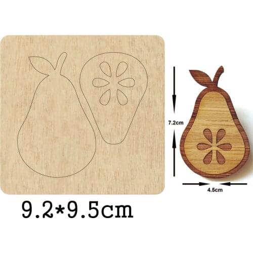 Pear handmade wooden die-cutting clipboard craft knife die compatible with most manual die-cutting