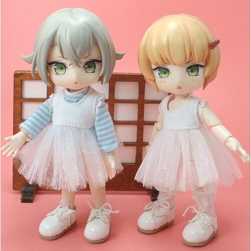 Ob11 baby dress gauze skirt GSC Ymy can wear dress voluminous lace skirt doll clothes