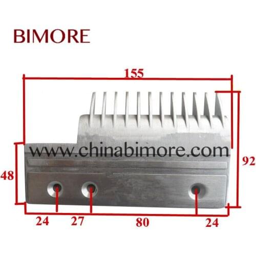 10PCS/LOT Escalator Comb 655003003 655003002 655003004 use for Aluminium Grey