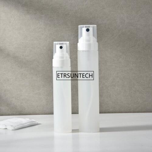 50pcs 30ml 50ml frosted spray pump travel PP bottle for cosmetic packaging,plastic empty bottles for Toner Moisturizing F3726