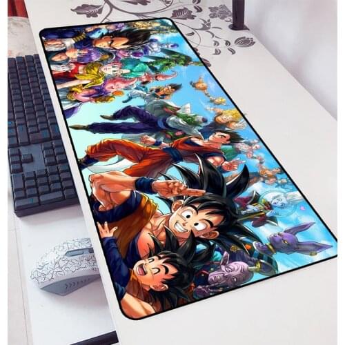 900x400x2mm Mouse Pad Gamer Goku Gaming Mousepad Mouse Mat High-end Pads Game Computer Padmouse Laptop Play Mat