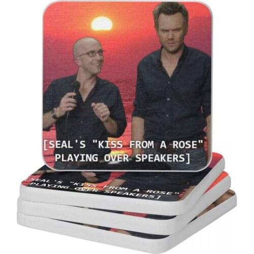 Kiss From A Rose Diatomite Square Round Coaster Resistant Water Cup Bonsai Mat Soap Toothbrush Pad Diameter 10cm