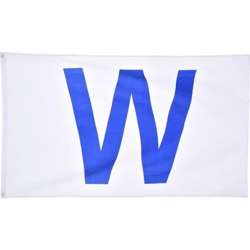 Hot Selling KXAAXS W Flag Of Chicago 3x5ft 150X90CM Banner 100D Polyester Banner Grommets Decoration, Free Fhipping