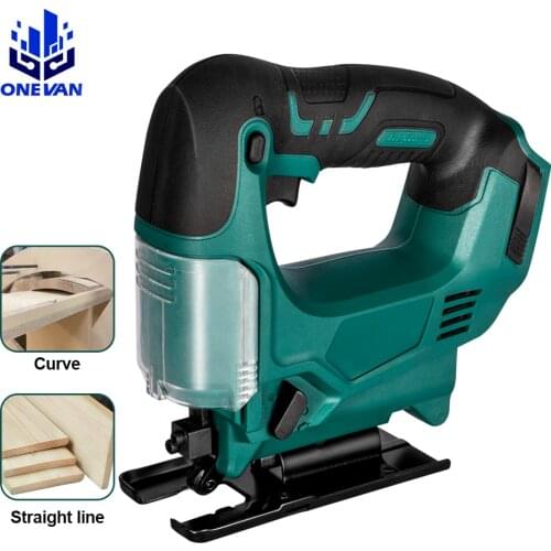 Jig Saw Variable Speed​ Cordless Jigsaw Electric Jig Saw Portable Multi-Function Woodworking Power Tool for Makita 18V Battery