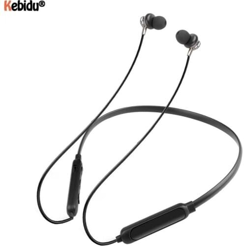 Neck-Style Magnetic Headphone Wireless Sports Headset Hanging Neck Bluetooth 5.0 In-ear Earphone Noise Cancelling For Running