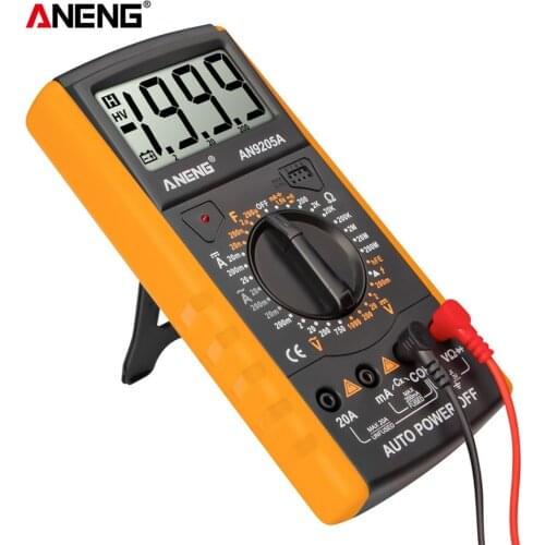 Multi-function Digital Meter Power Energy Digital Multimeter Capacitance Current Tester Voltmeter Ammeter 18x9x3.5cm