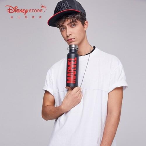 Disney Marvel Avengers Fashion Kettle Drinking Cup Mens Black Classic Portable Thermos stainless steel cup