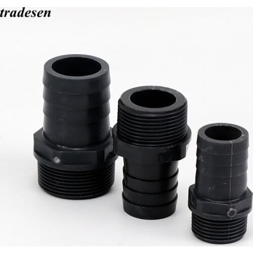 1pcs 1-1/2"-2" Male Thread To 32-50mm Pagoda Connector Hi-quality Soft Water Pipe Connector UPVC Fittings Irrigation Hose Parts