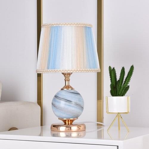 Table lamp creative planet personality European simple modern living room warm wedding room bedside lamp indoor lighting