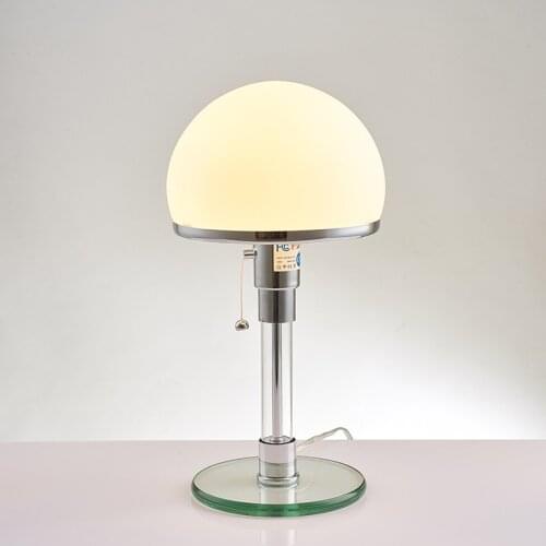 Nordic Glass Table Lamp Living Room Bedroom Post Modern Creative Personality Retro Atmosphere Floor Lamp Study Hotel Table Lamp