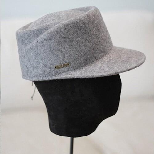 New Fashion Solid Color Women Cap Warm Wool Winter Cap Outdoor Men Ring Top Snapback Baseball Cap Ladies Visor Cap Dad Trucker