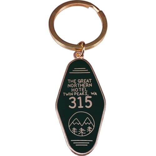 Great Northern Hotel Room #315 Key Tag vintage motel keychain perfect collection