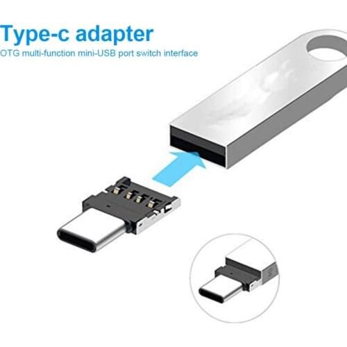 Type-c Adapter Fast USB Interface To Type C Adapter For Macbook Xiaomi Huawei Mini Adapter Type-C OTG Cable Converter