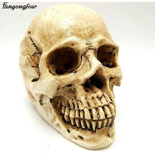 Halloween 3D skull silicone cake mold chocolate mousse cake mold pudding candy mold DIY cement candle silicone mold