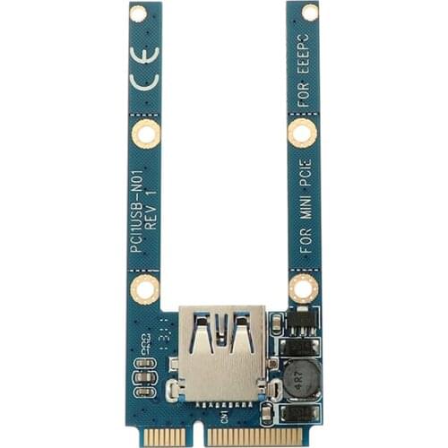 USB 2.0 WiFi Bluetooth Adapter Reader Mini PCIe mPCIe to USB Port Card