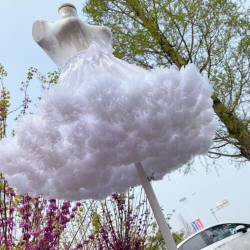Ladies Vintage Petticoat Crinoline Underskirt Rockabilly Swing Tutu Skirt Lolita Cosplay