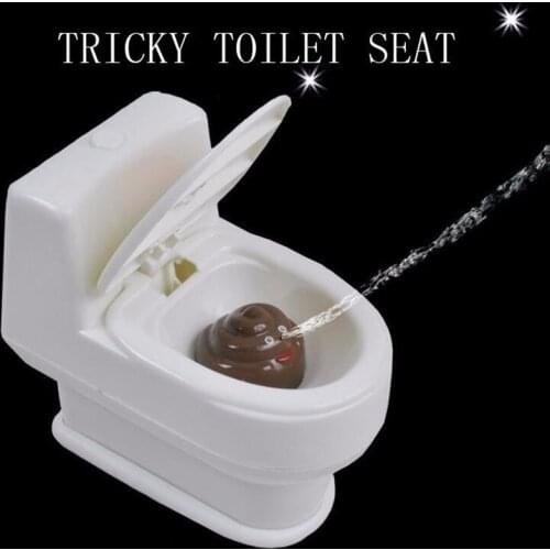 1PCS Spray Water Toilet Toys Closestool Vent Jokes Gags Toys Trick Fun Novelty Funny Gadgets Tricky Toys Kids Gift
