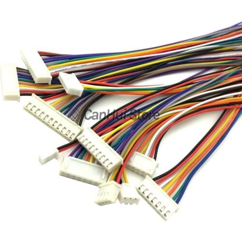 10PCS XH2.54mm single head color electronic wire 10 / 20 / 30cm XH-2 / 3 / 4 / 5 / 6 / 7 / 8 / 9 / 10 / 11/ 12 p