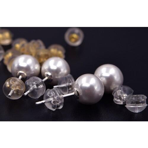 20x Hypoallergenic Silicone Earring Backs Earring Stoppers Earring findings DIY Jewelry making Earring backings