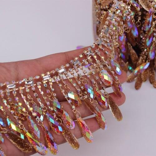 5 yard/roll Green Glass Rhinestone Trim Iron on sew on bridal sash belt applique Strass Mesh Banding In Roll For Wedding Dresses