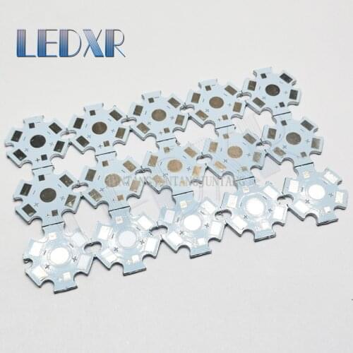 50pcs high power LED chip lamp beads LED aluminum substrate PCB led circuit board heat sink