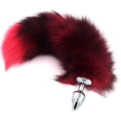 Fox Tail Anal Plug Metal Butt Plug for Men and Women Adult Sex Toys Drop Shipping