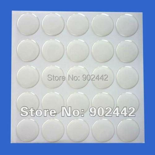 Free Shipping: High Quality 10000 pcs/lot 25.4 mm or 1" Round Clear Epoxy Dome Stickers For DIY Crafts Making