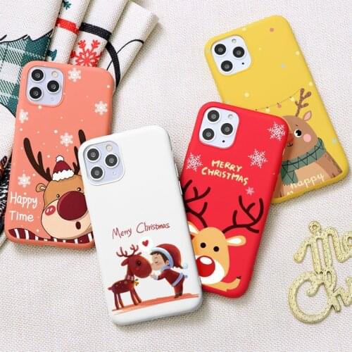 For Coque Huawei Honor 10i 20i 20 8A 9A 9C 9X 9 10 Lite Mate 10 20 P20 P40 Lite E Y6 Y7 Y9 Prime 2019 P30 Pro TPU Christmas Case