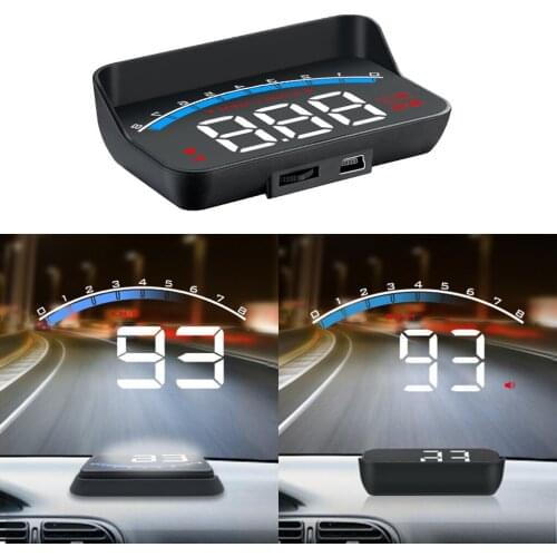 Digital Car M6S Speedometer Odometer Head Up Display Overspeed Warning Alarm HUD
