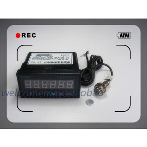 Digital frequency meter, tachometer speed meter line frequency meter industrial speed meter tachometer / instantaneous flowmeter