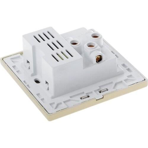 Dual USB LED Electric Wall Charger Station Socket Adapter Power Outlet On/Off Switch Panel