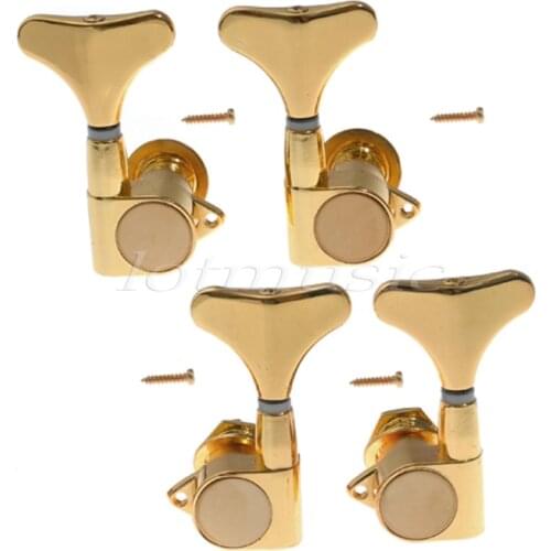2L2R Machine Heads Keys Tuners Guitar Tuning Pegs for Bass Tuning Pegs Inline Tuning Chrome Black Gold