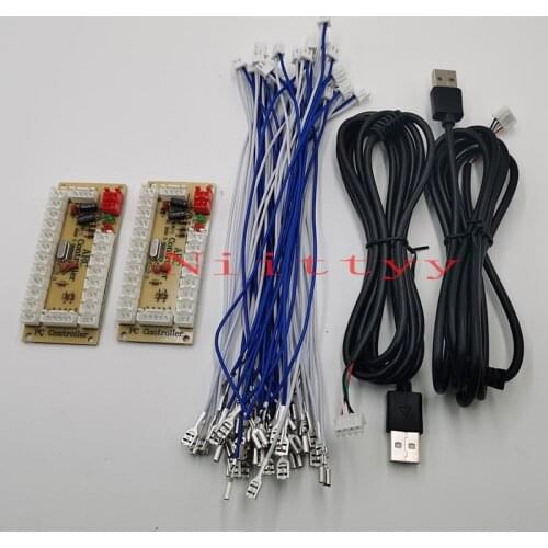 10 PCS Zero Delay Arcade DIY KIT PC USB ENCODER JOYSTICK for 4way and 8way ZIPPY JOYSTICK & Arcade BUTTON