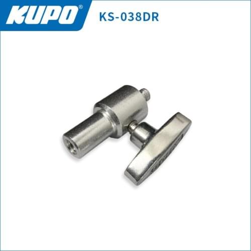 KUPO KS-038DR threaded adapter tripod lamp holder tripod top grain shooting film and television equipment