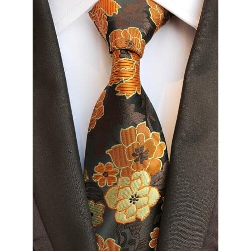 8cm Width Men Woven Neck Tie Embroidered Handmade Neckties for Man Accessories