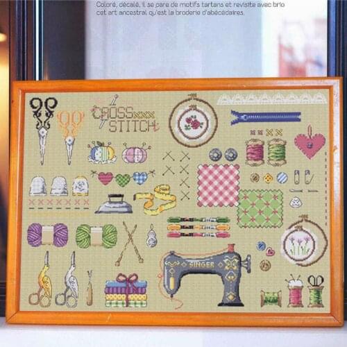 22/25ct Cross Stitch Set Cross-stitch Kit Embroidery Needlework Craft Packages Cotton Fabric Floss New Designs Embroidery G153