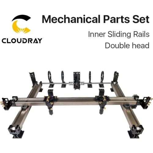 Cloudray Mechanical Parts Set 600mm*400mm Inner Sliding Rails Kits Spare Parts for DIY 6040 CO2 Laser Engraving Cutting Machine