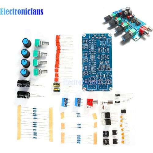 NE5532 OP-AMP HIFI Amplifier Volume Tone EQ Control Board Preamplifier DIY Kits
